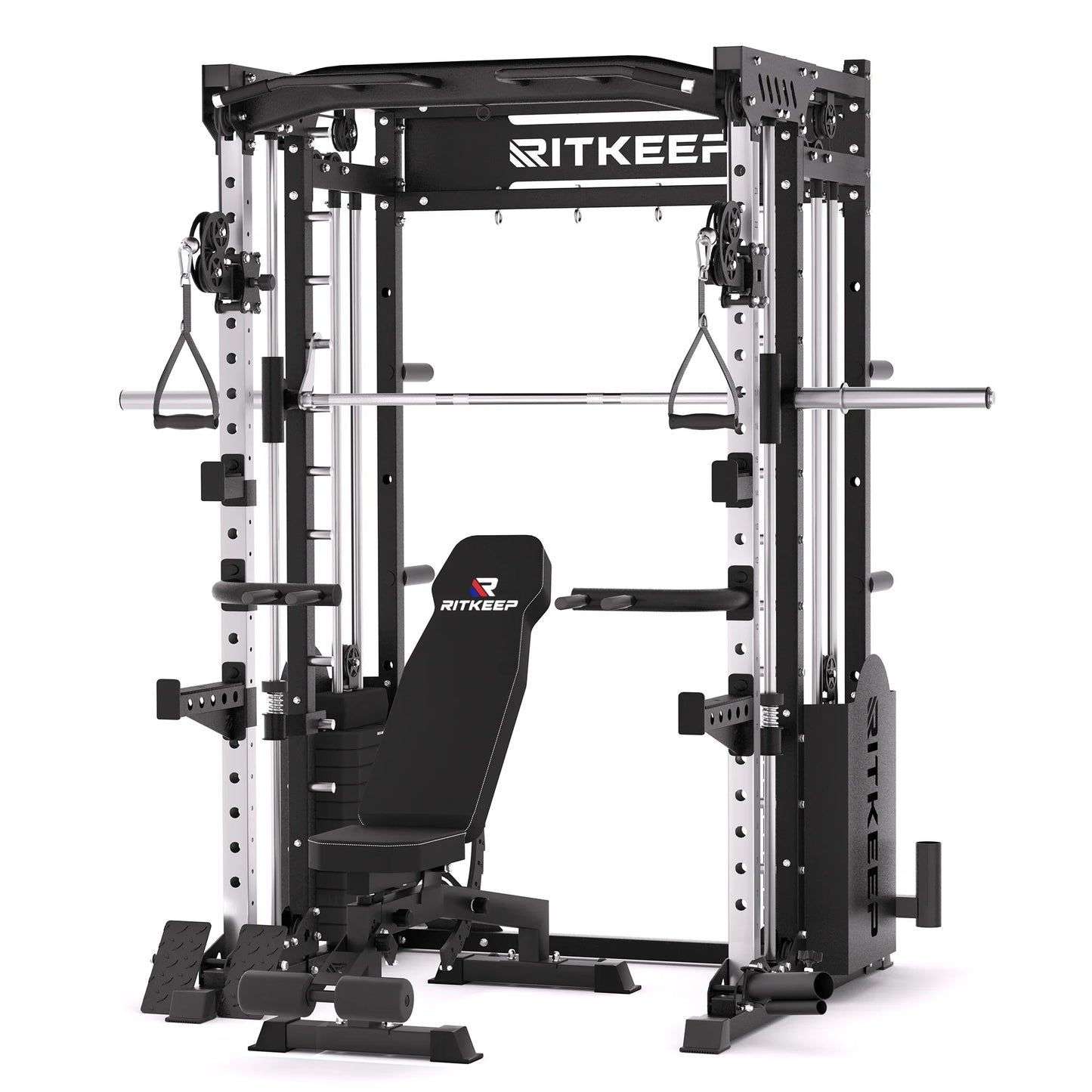 PMAX 5600 Home Gym Smith Machine - Integrated Weight System