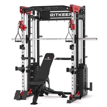 PMAX 5600 Home Gym Smith Machine - Integrated Weight System