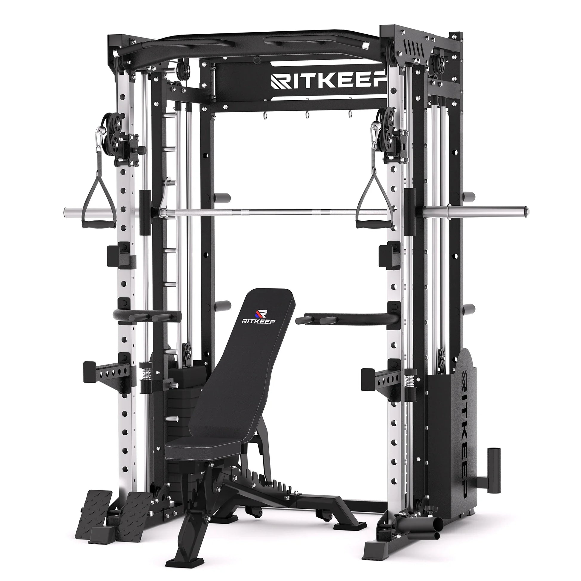 PMAX 5600 Home Gym Smith Machine - Integrated Weight System