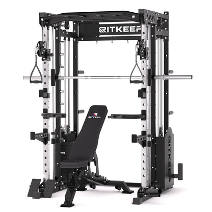 PMAX 5600 Home Gym Smith Machine - Integrated Weight System