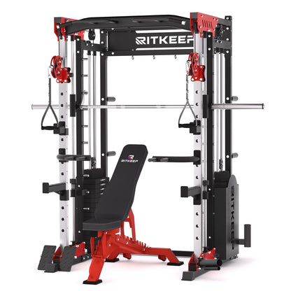 PMAX 5600 Home Gym Smith Machine - Integrated Weight System