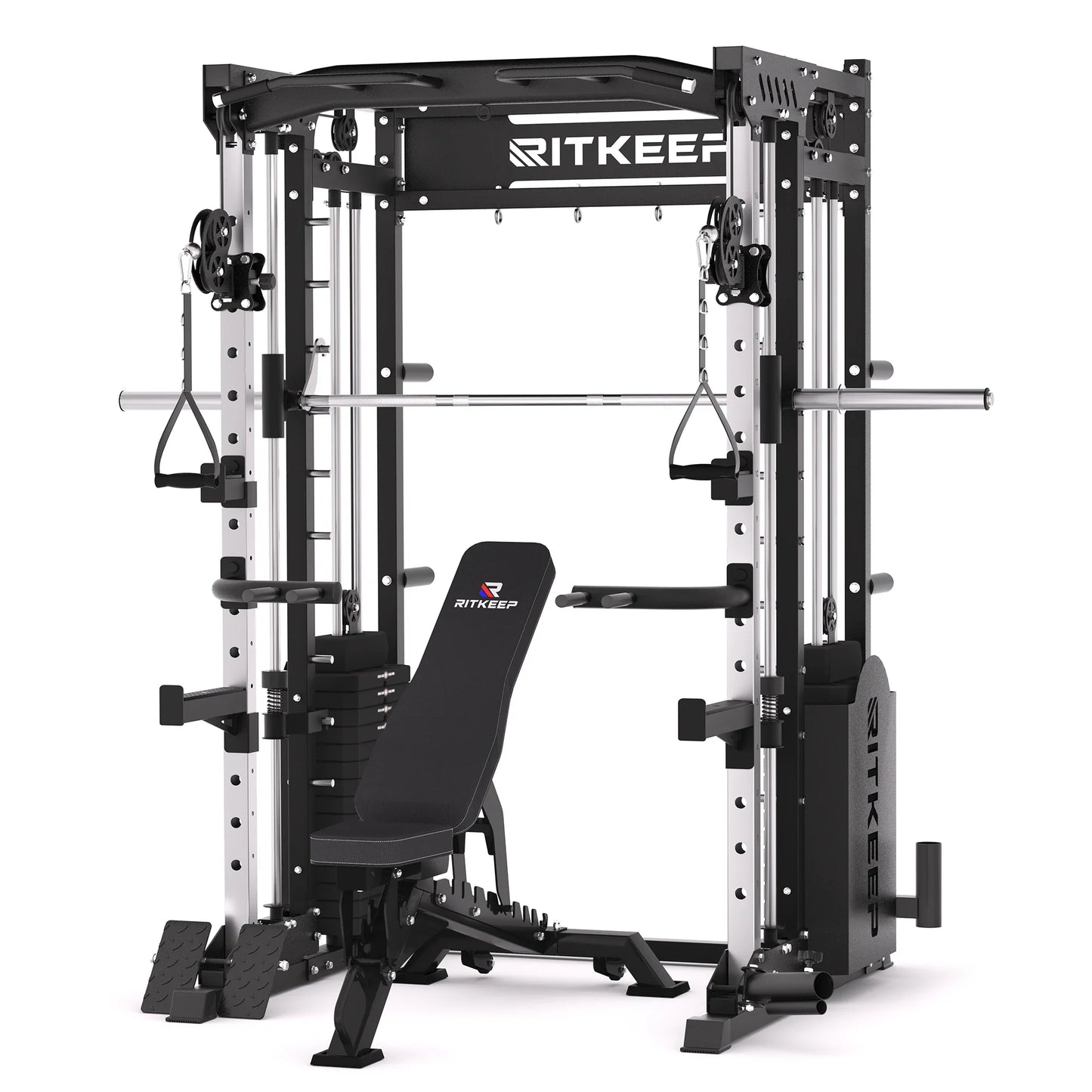 PMAX 5600 Home Gym Smith Machine - Integrated Weight System