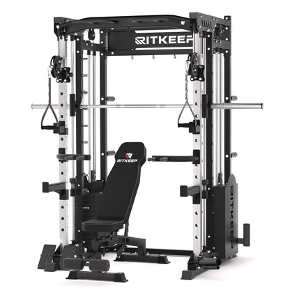 PMAX 5600 Home Gym Smith Machine - Integrated Weight System